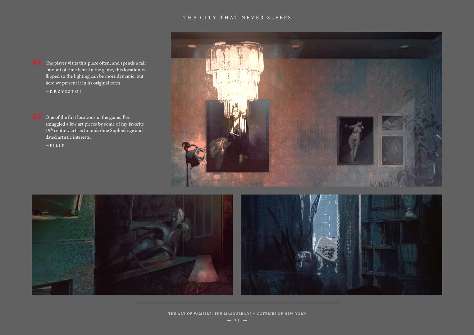 Vampire: The Masquerade - Coteries of New York Artbook