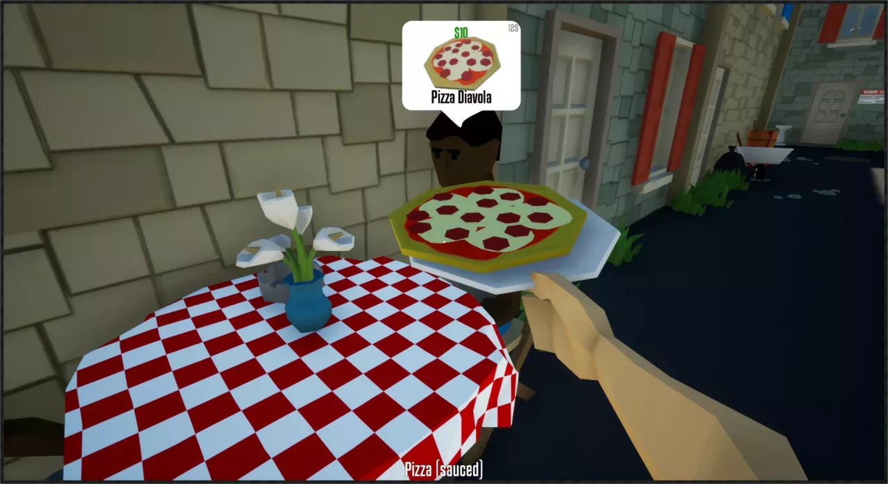 One-armed cook