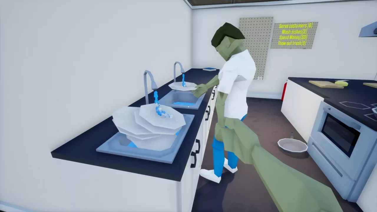 One-armed cook