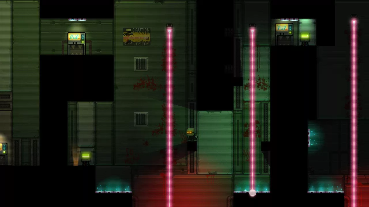 Stealth Bastard Deluxe - The Teleporter Chambers