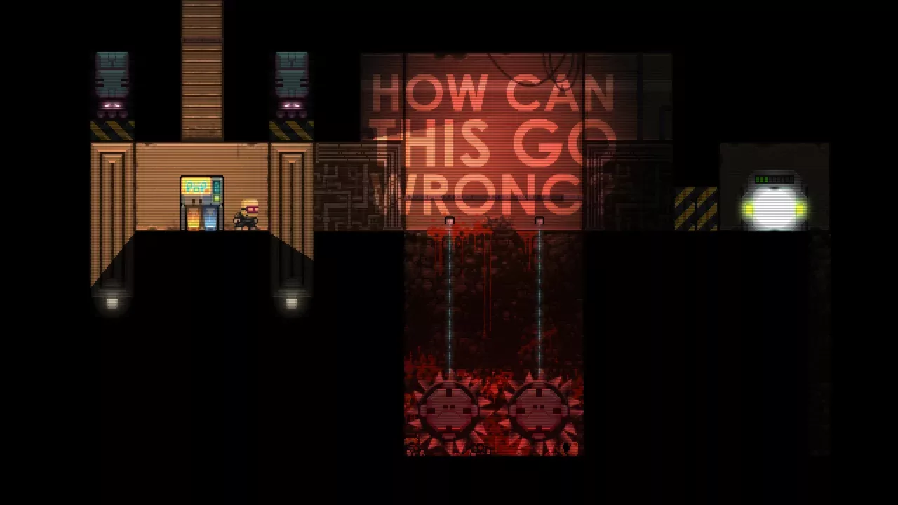 Stealth Bastard Deluxe - The Teleporter Chambers