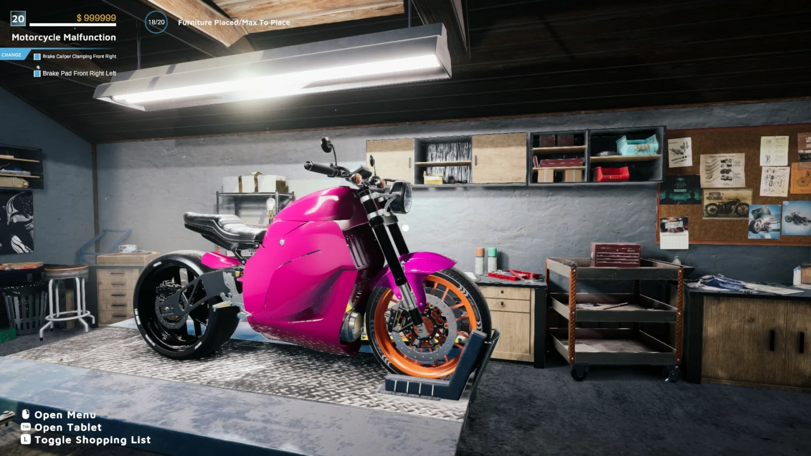 Motorcycle Mechanic Simulator 2021 - Electric Bike DLC