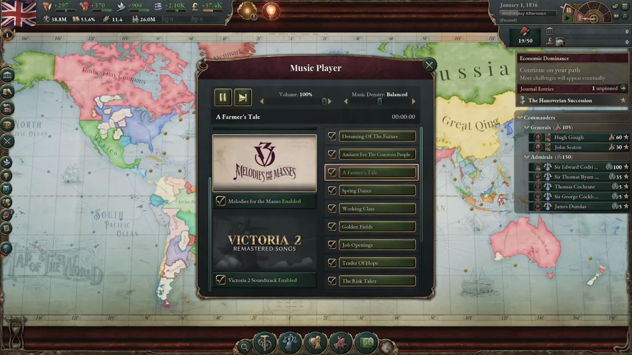Victoria 3: Melodies for the Masses - Music Pack