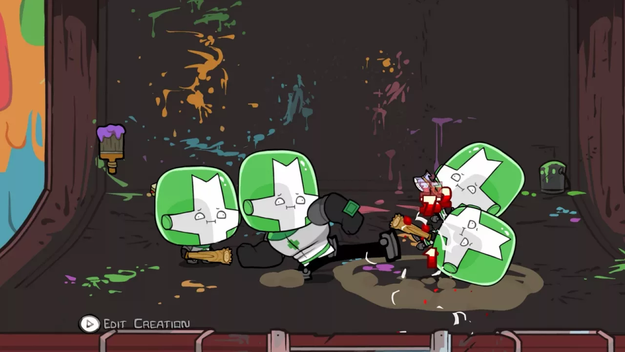 Castle Crashers - Painter Boss Paradise