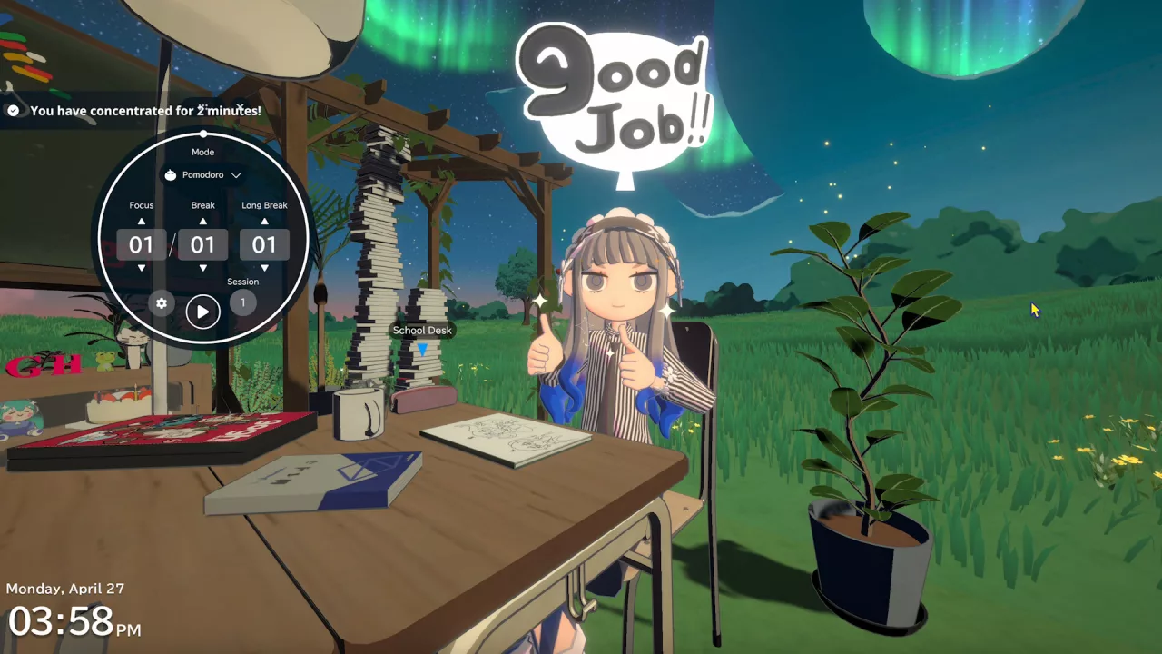 gogh: Focus with Your Avatar