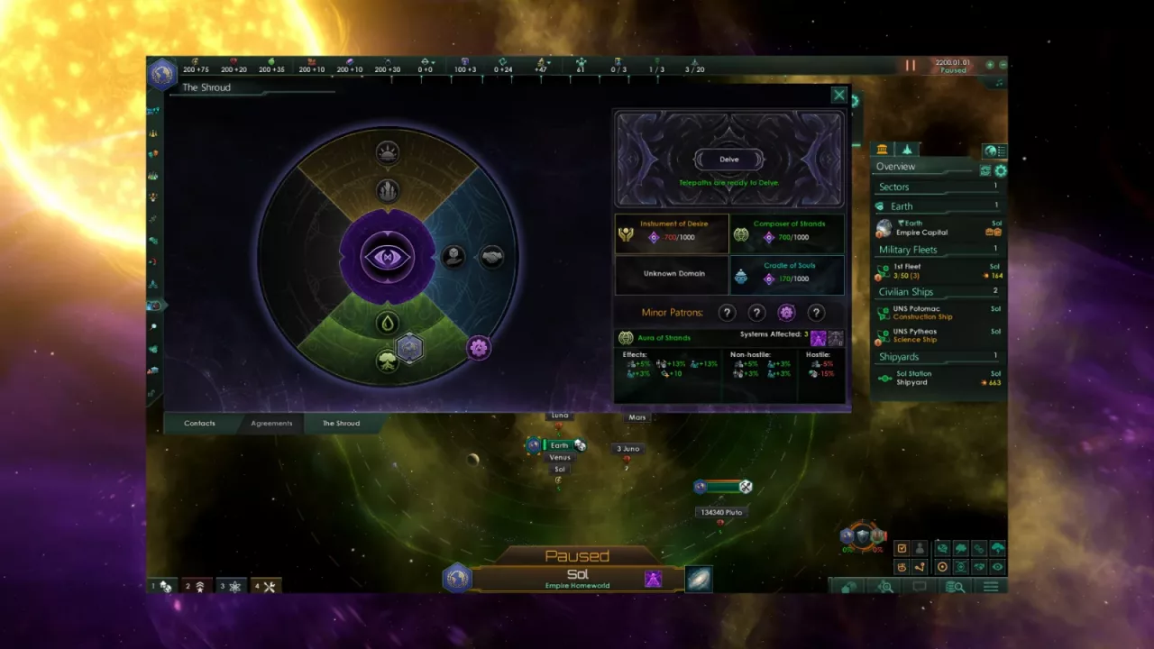 Stellaris: Shadows of the Shroud