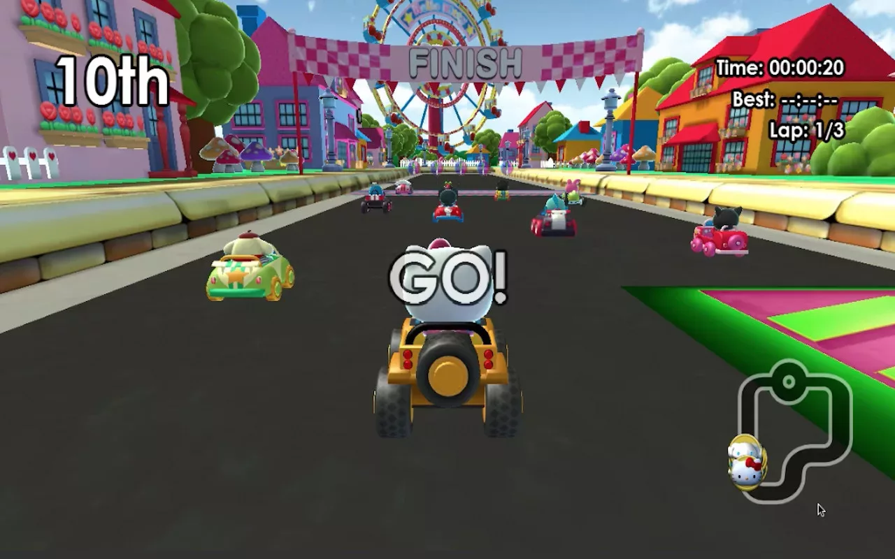 Hello Kitty and Sanrio Friends Racing