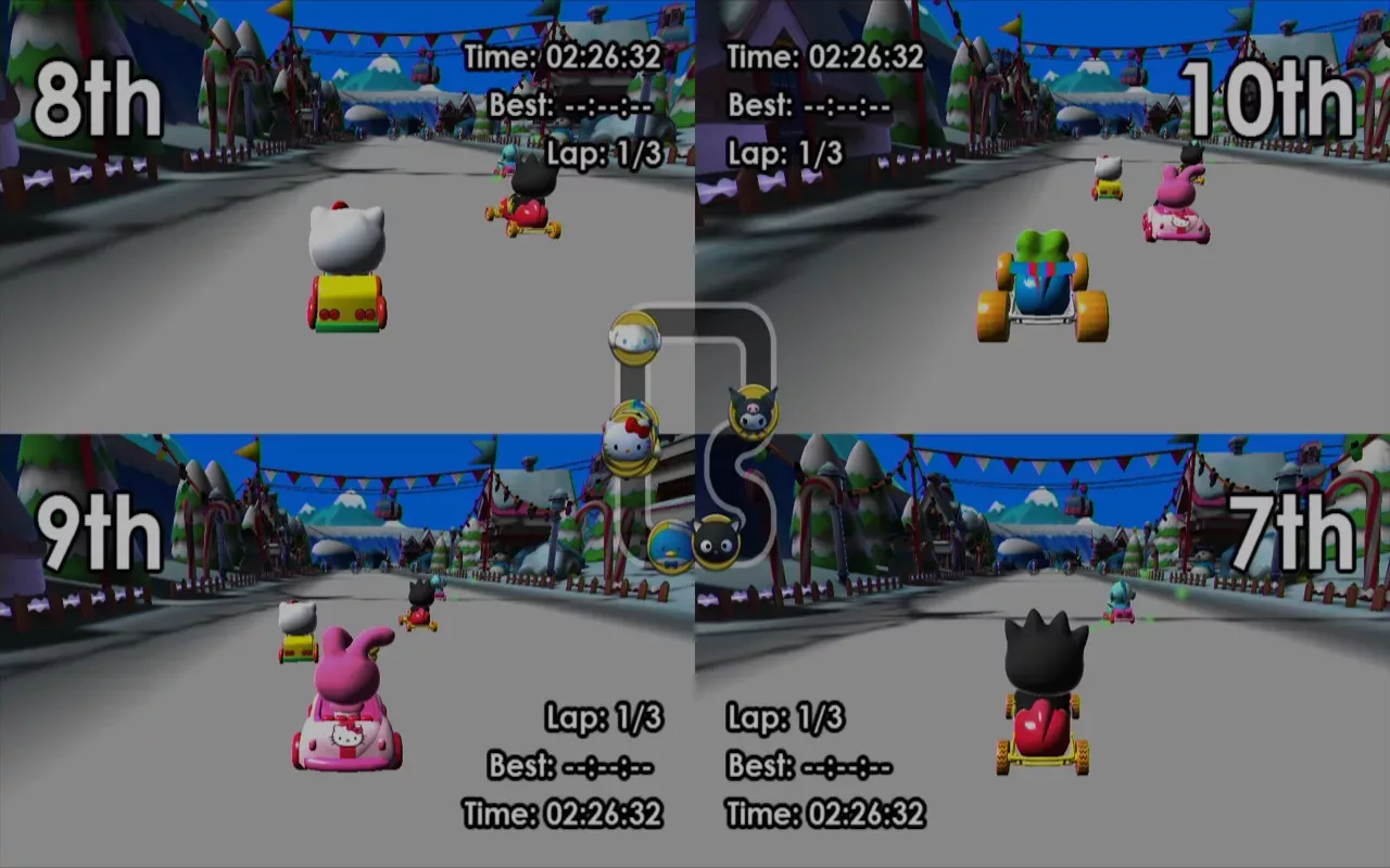 Hello Kitty and Sanrio Friends Racing