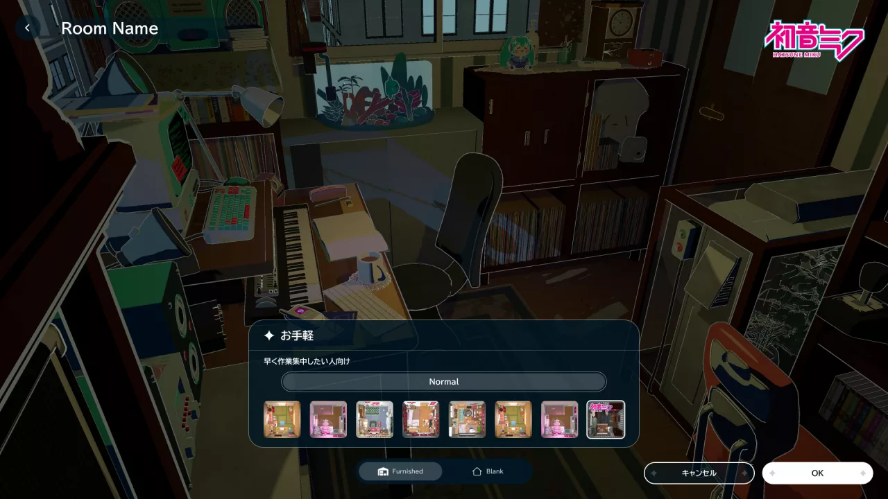 gogh: Focus with Your Avatar – STUDY WITH MIKU Avatar&Room DLC