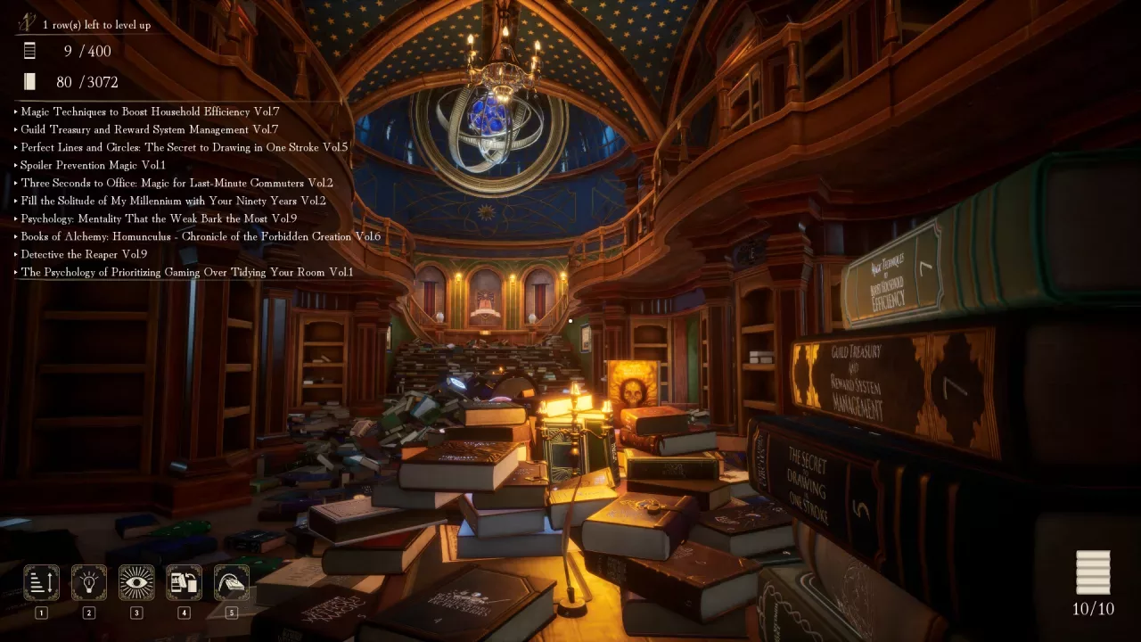 Librarian: Tidy Up the Arcane Library!
