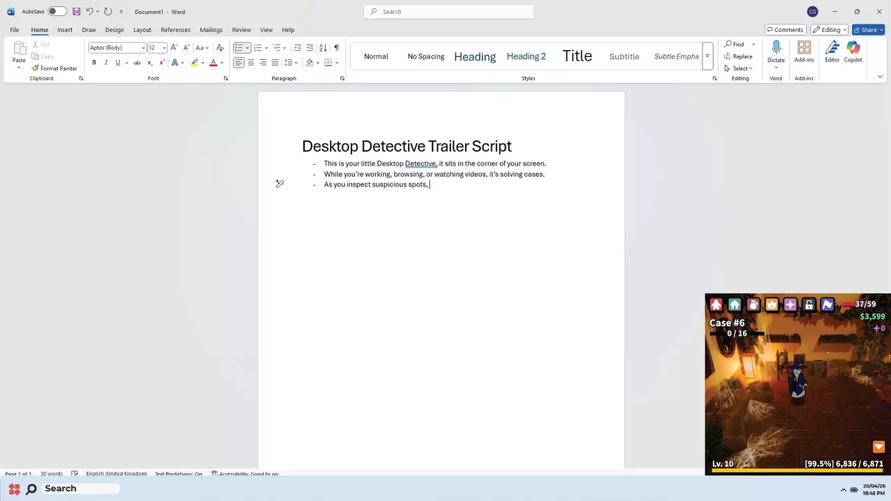 Desktop Detective