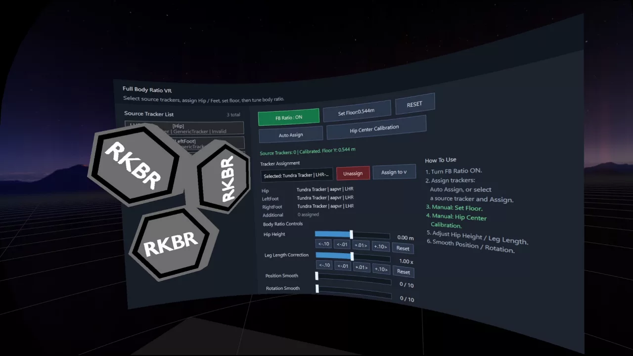 Full Body Ratio VR