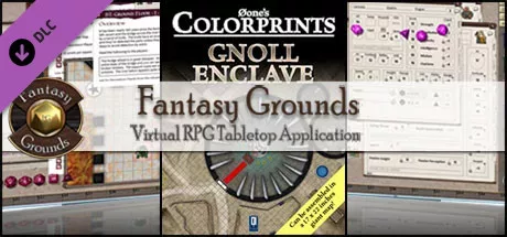 Fantasy Grounds - 0ones Colorprints #8: Gnoll Enclave (Map Pack)