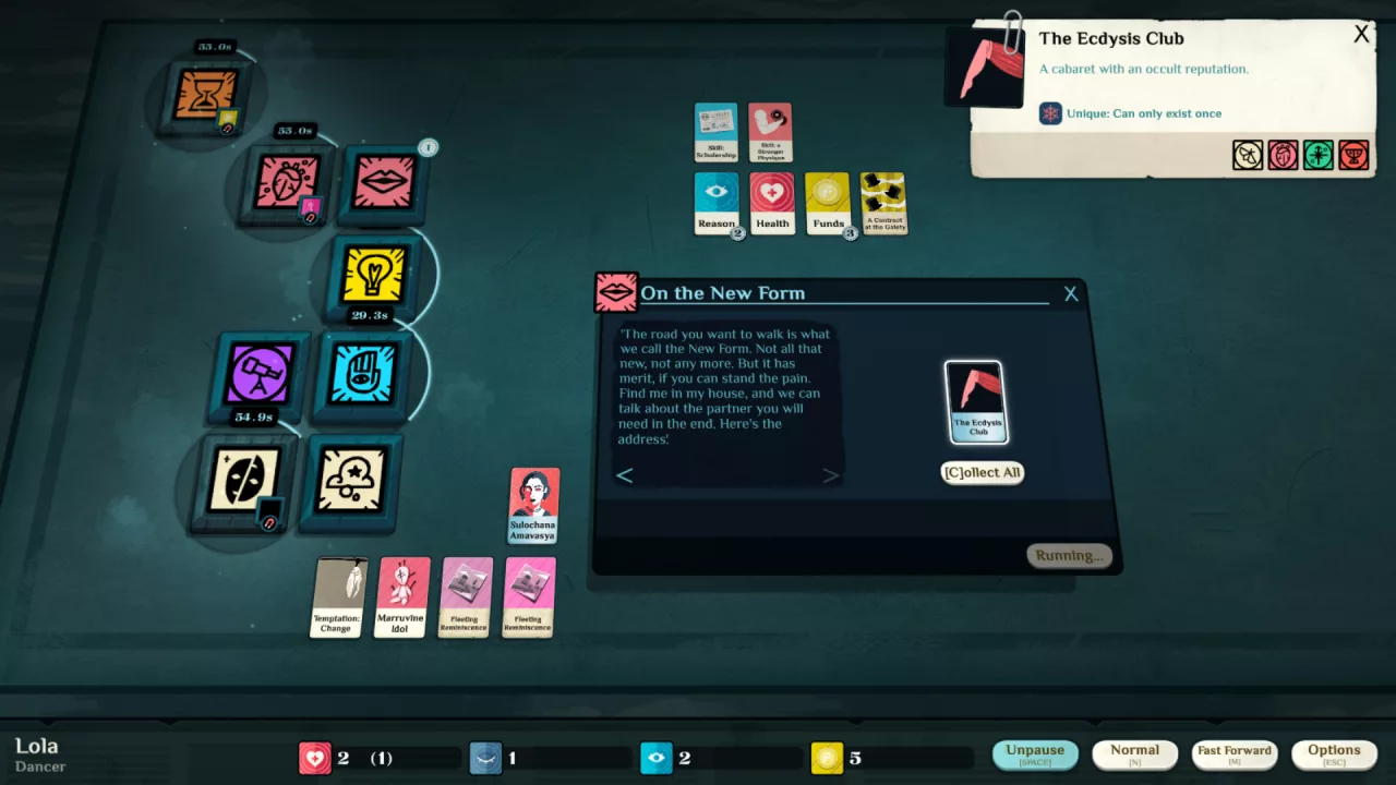 Cultist Simulator: The Dancer