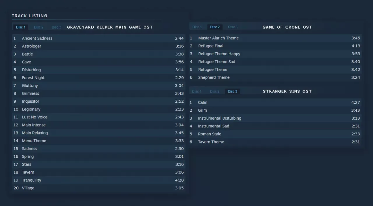 Graveyard Keeper OST