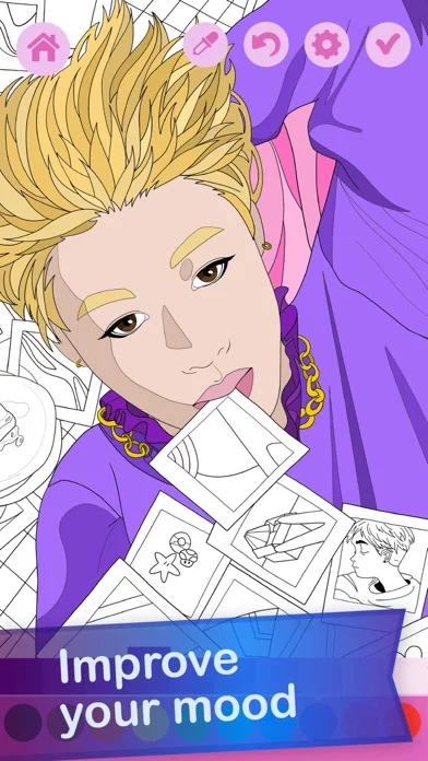 Kawaii Anime Coloring Book