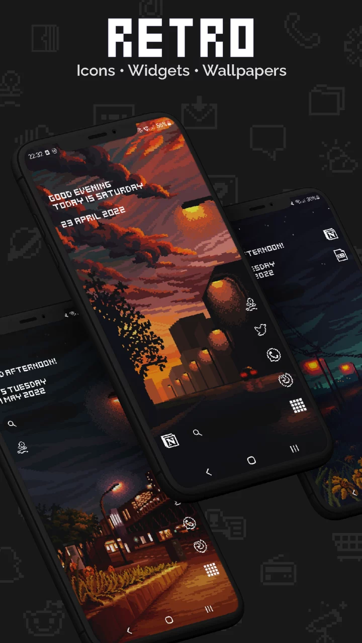 Retro Mode - Icon Pack (Light)