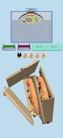 Wool Master - Пиксель нитки 3D