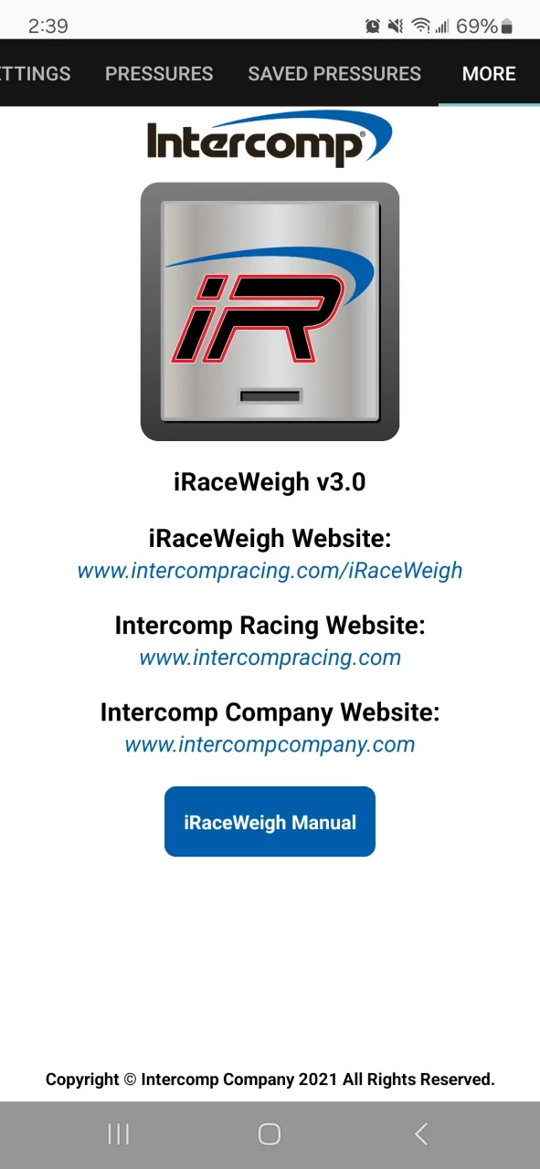 iRaceWeigh