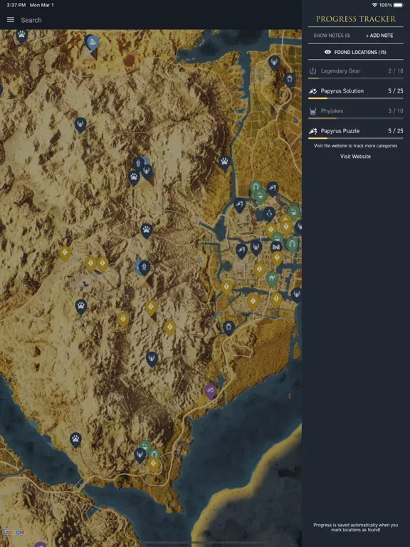 Unofficial Map: AC Origins