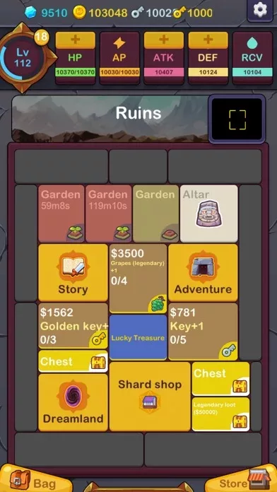 Минималистичный Подземелье RPG