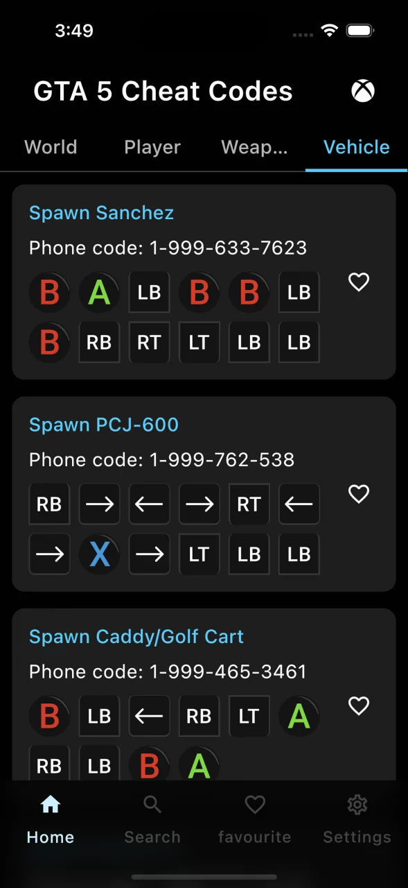Cheat Codes for GTA Cheats Pro