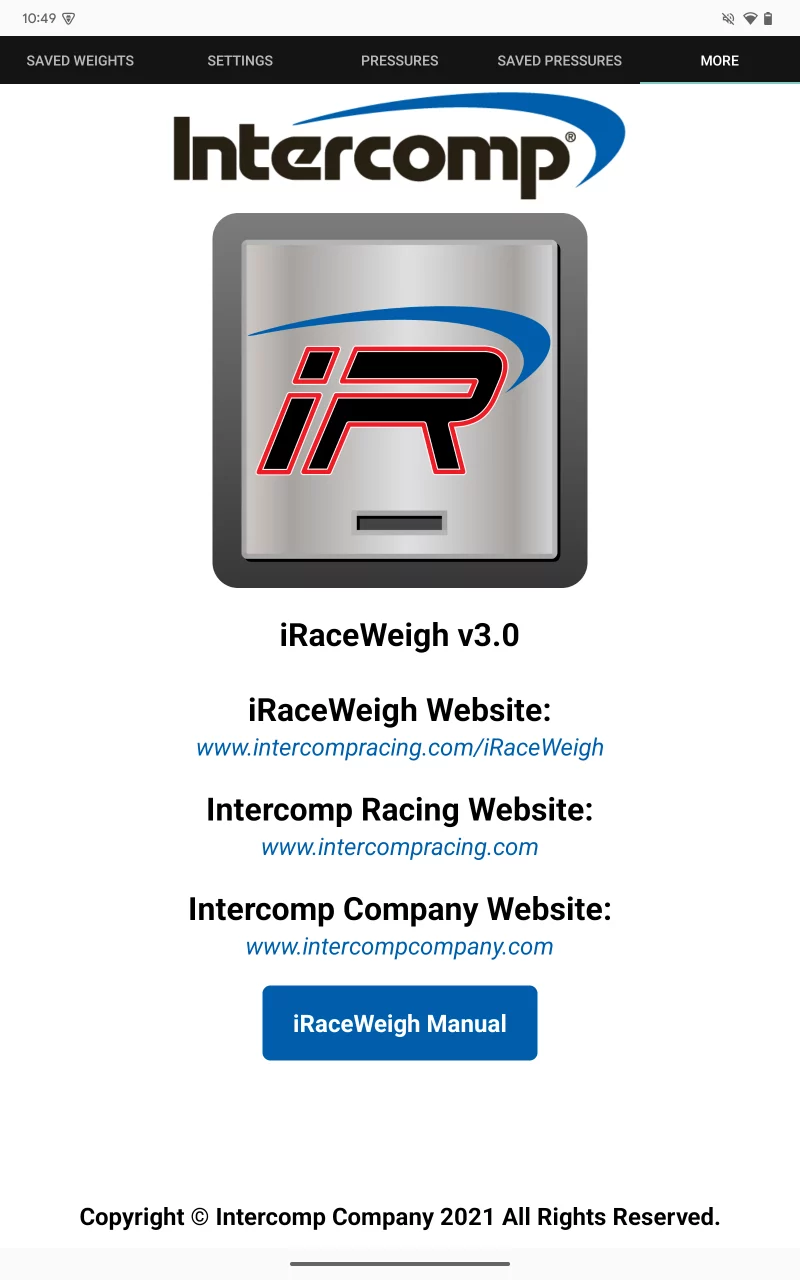 iRaceWeigh