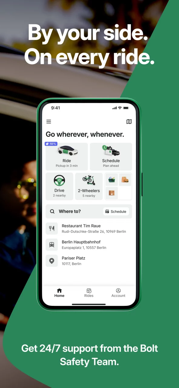 Bolt: Request a Ride