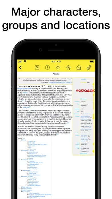 Pocket Wiki for Cyberpunk 2077