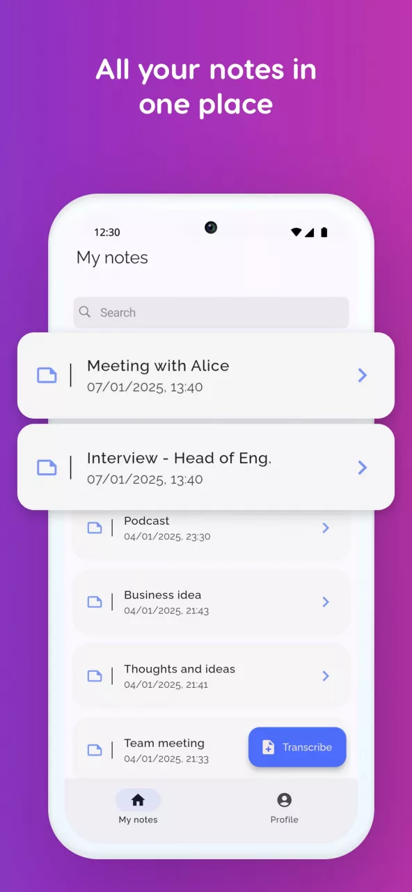 Scribe: Speech-to-text
