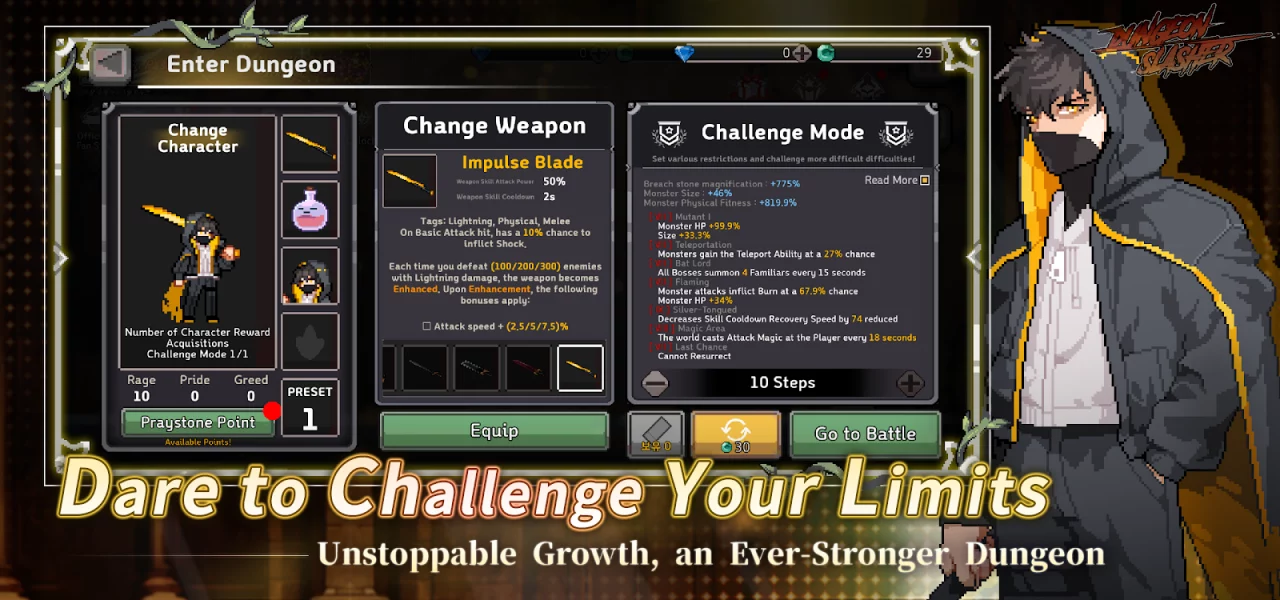 Dungeon Slasher : Roguelike