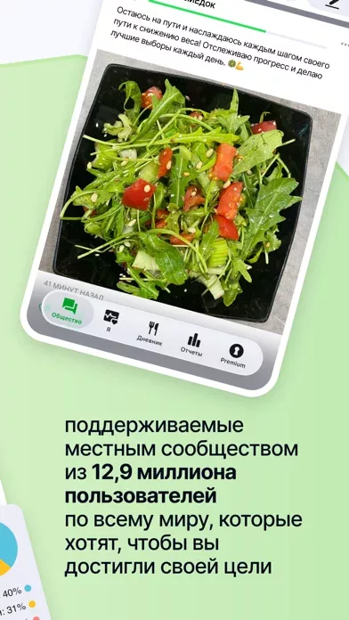 Счетчик Калорий от fatsecret
