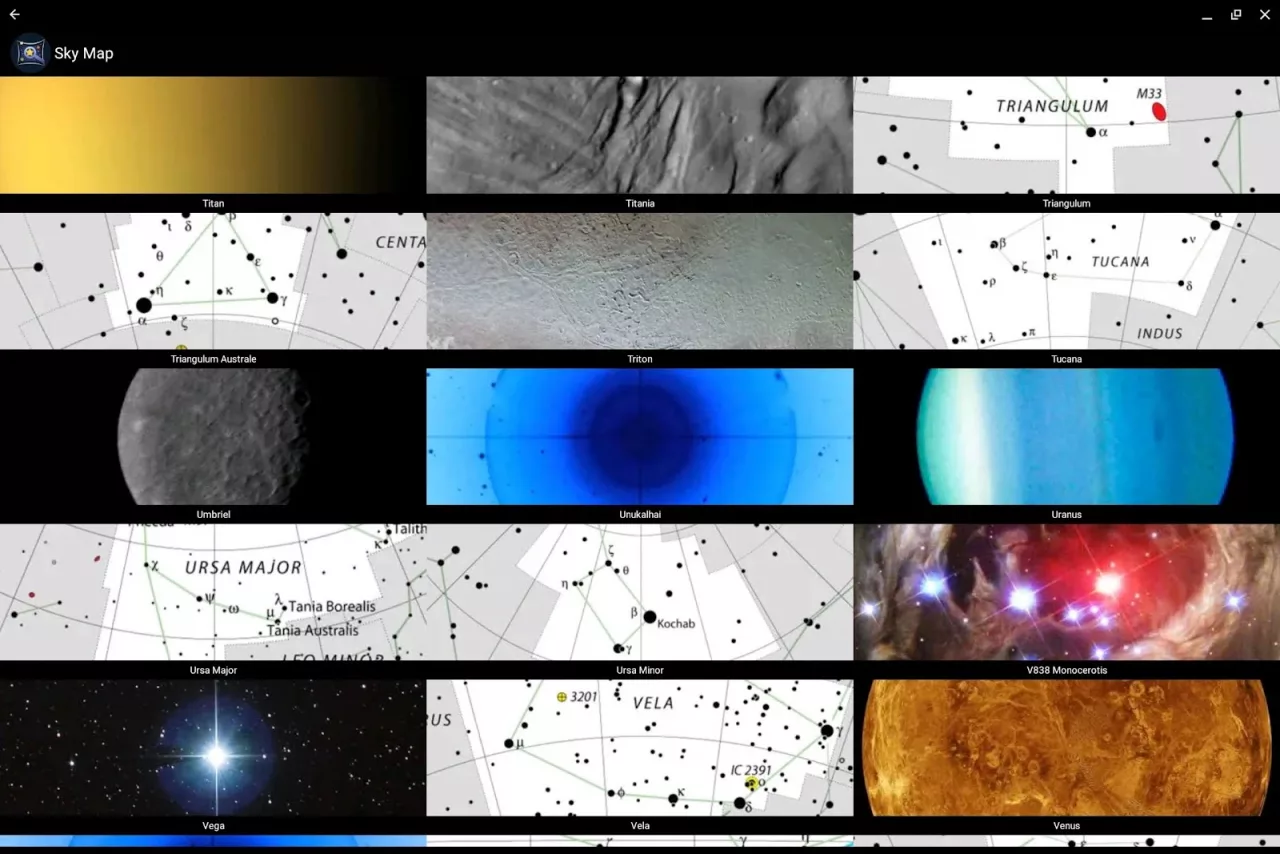 Sky Map