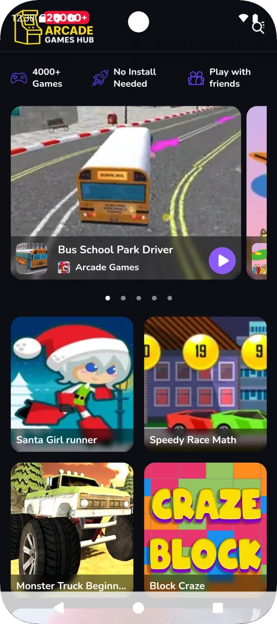 Arcade Games Hub – All in One