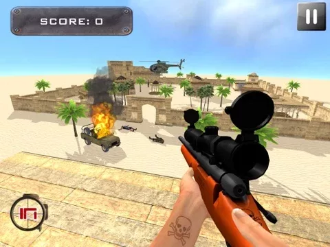 Army Sniper Desert War Hero Free