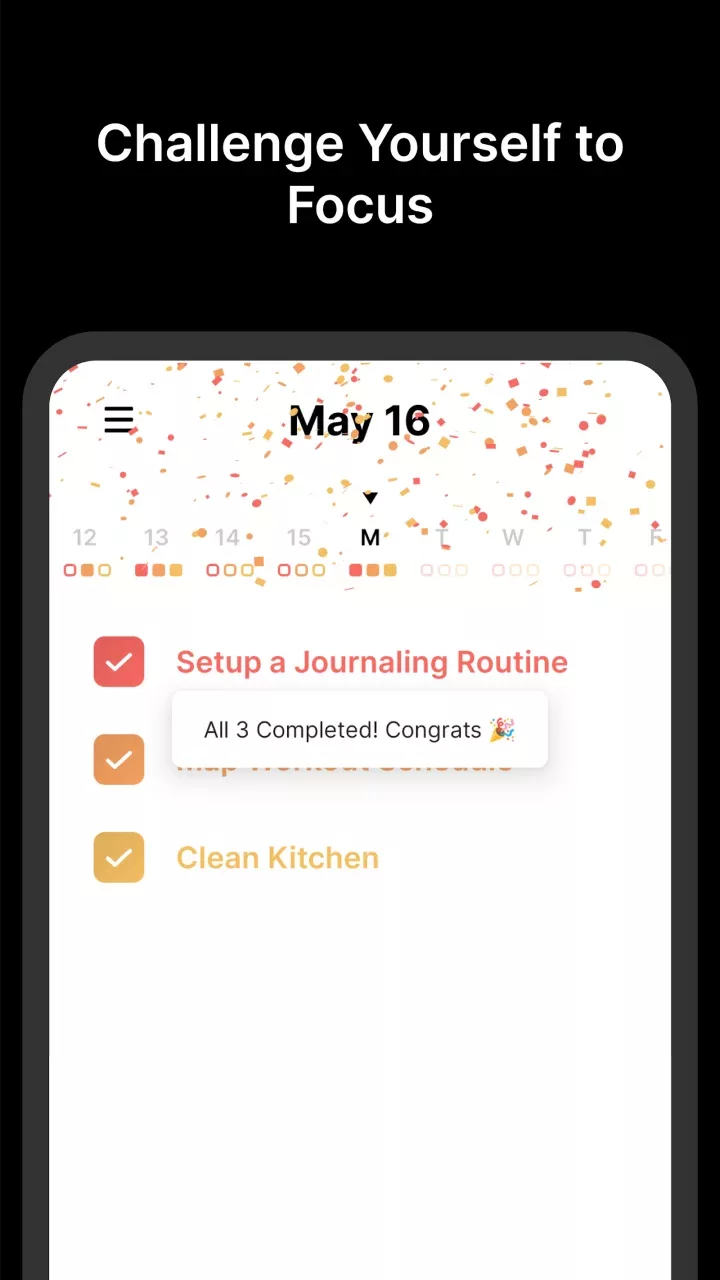 3 Things - Todo List for Focus