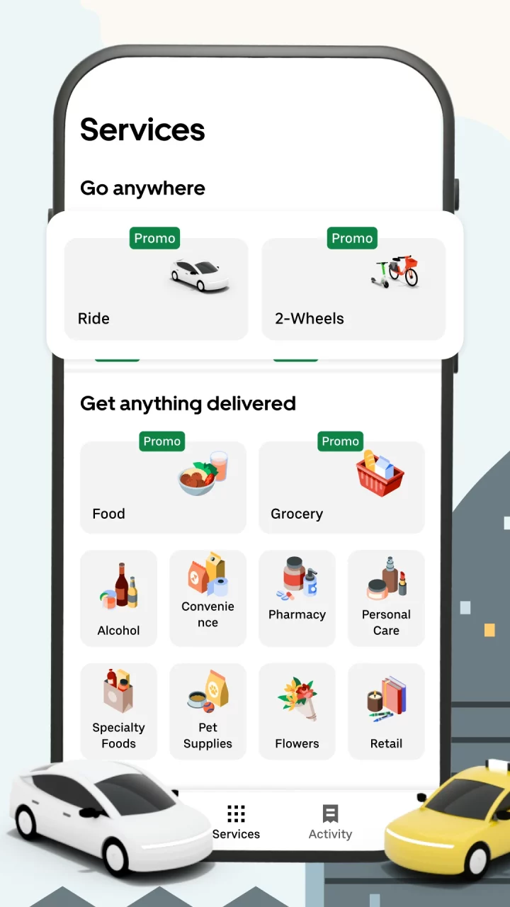 Uber - Request a ride