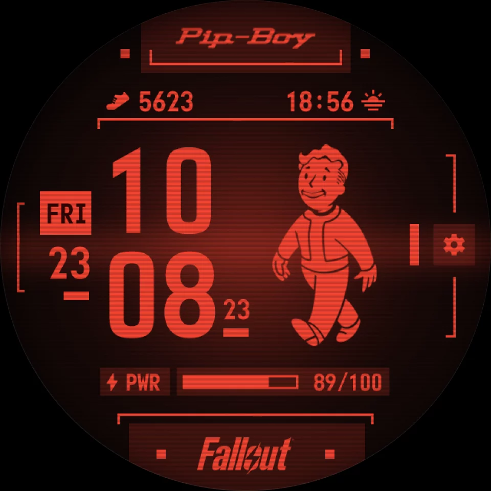 Fallout Pip-Boy SE Watch Face