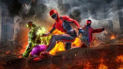 Super hero justice war league