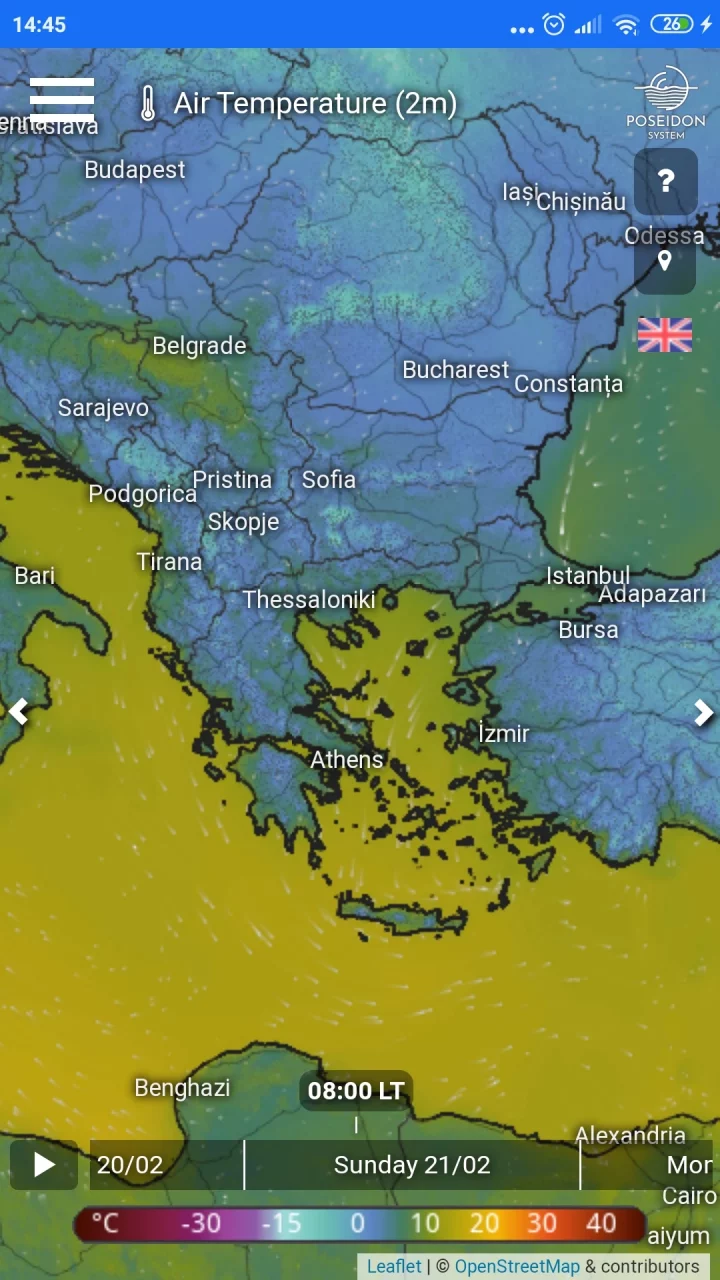 POSEIDON System Weather