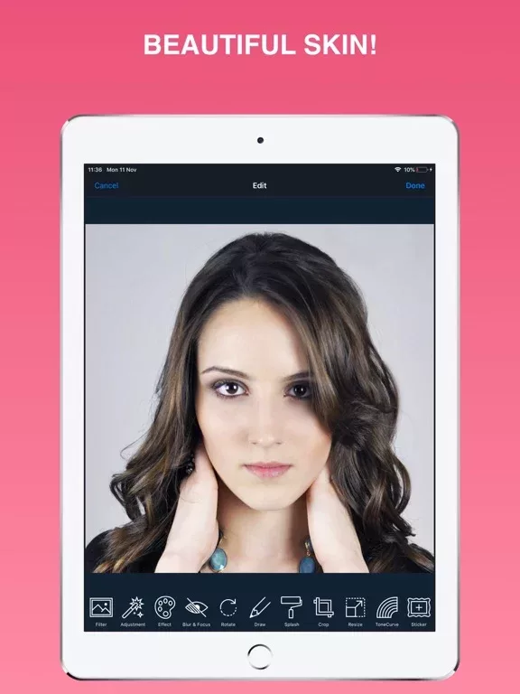 Face make up: beauty tool