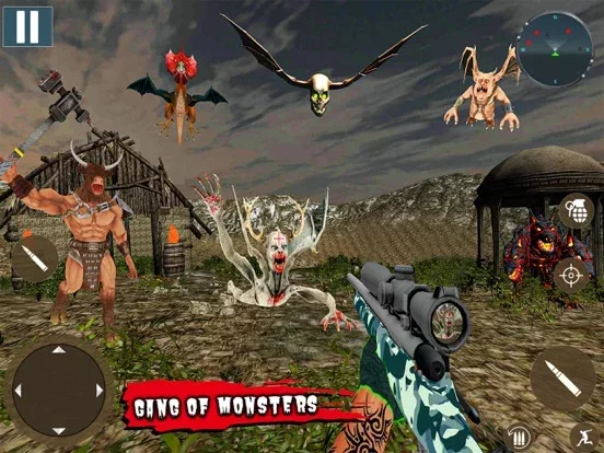 Wild Sniper Monster Game 3D