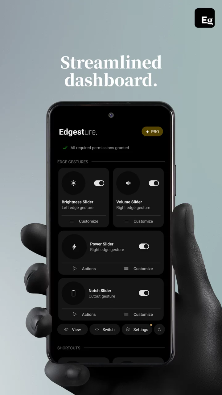 Edgest Edge Gestures & Control