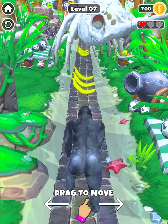 Gourilla Run - Monster Rush 3d