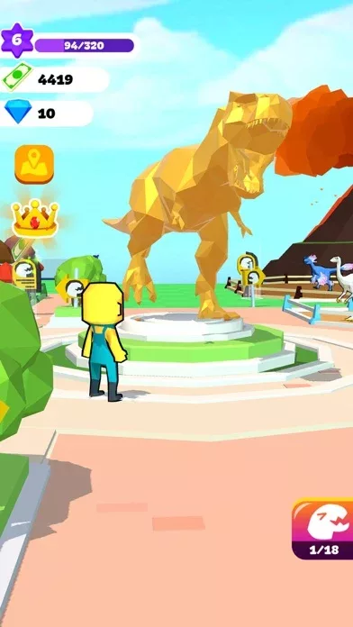 Dino Tycoon -строительная игра