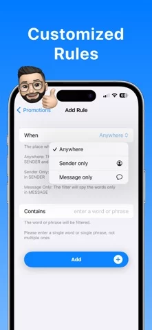 Silter: SMS Spam Blocker