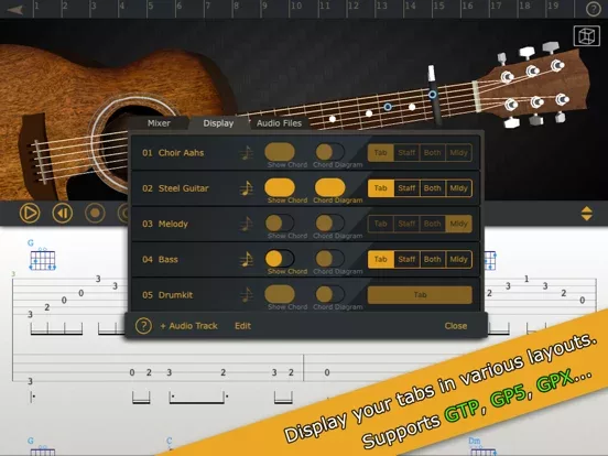 Mulody - Guitar Tab Player