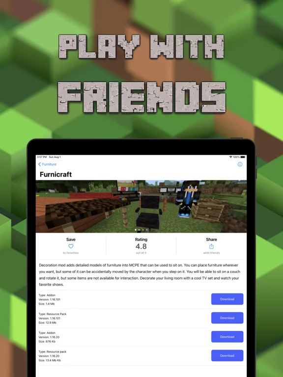 Карты и моды для Minecraft PE