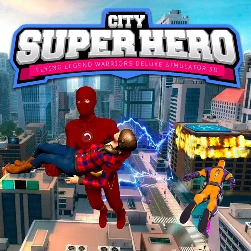 City Super Hero 3D - Flying Legend Warriors Deluxe Simulator