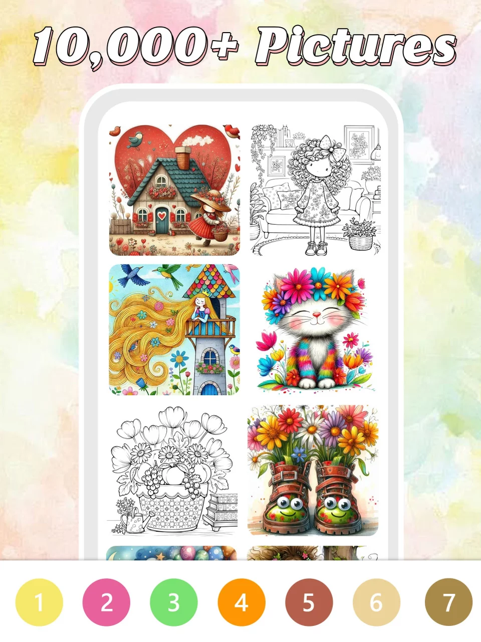 Wonder Tales Coloring Book